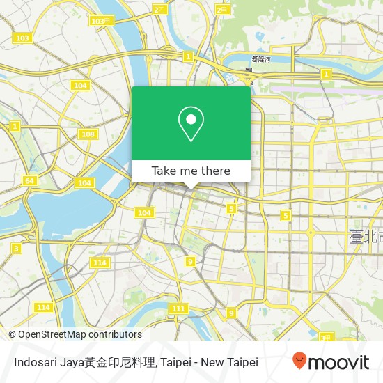 Indosari Jaya黃金印尼料理 map