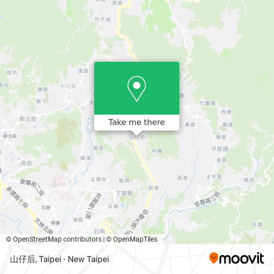 山仔后 map