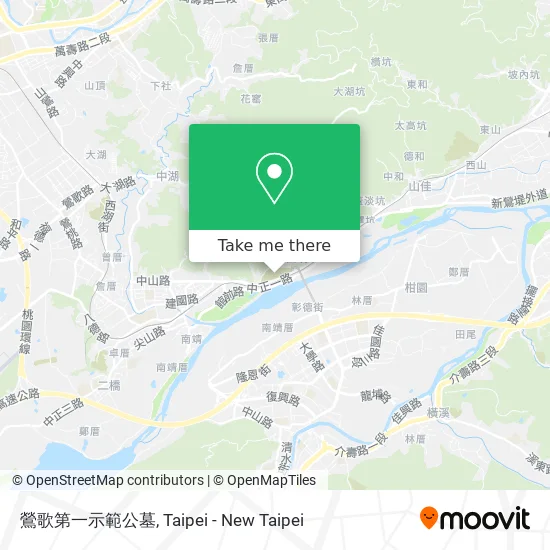 鶯歌第一示範公墓 map