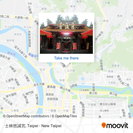 士林慈諴宮地圖