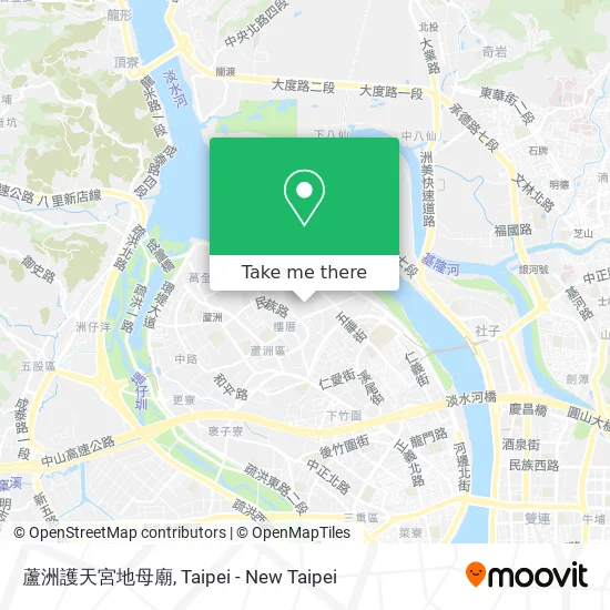 蘆洲護天宮地母廟 map