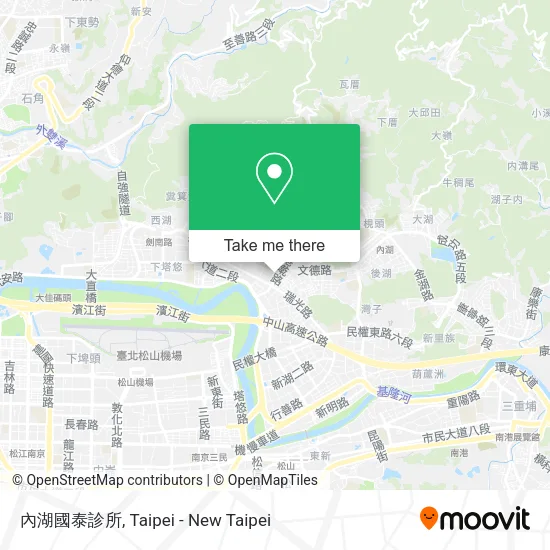 內湖國泰診所地圖