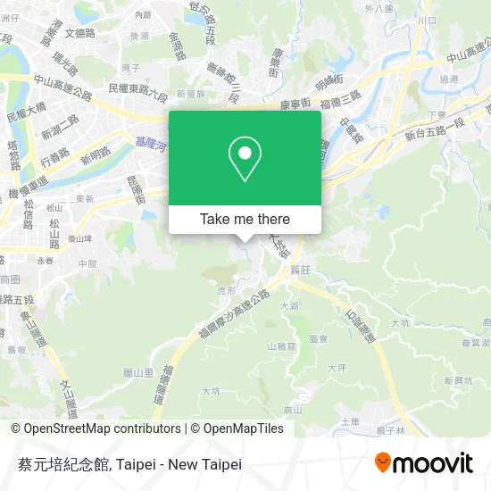 蔡元培紀念館地圖