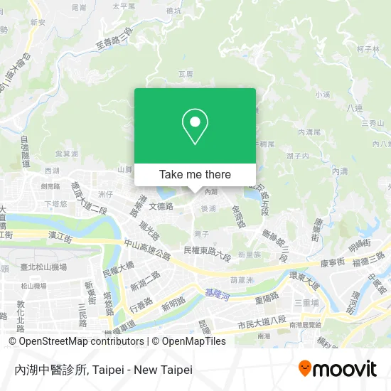 內湖中醫診所地圖