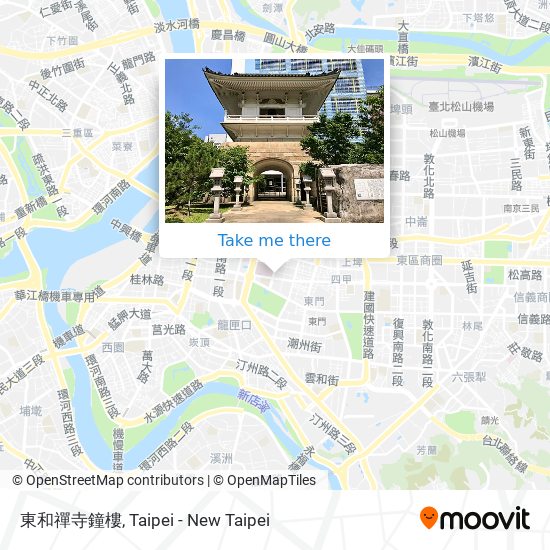 東和禪寺鐘樓 map