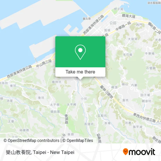 樂山教養院地圖