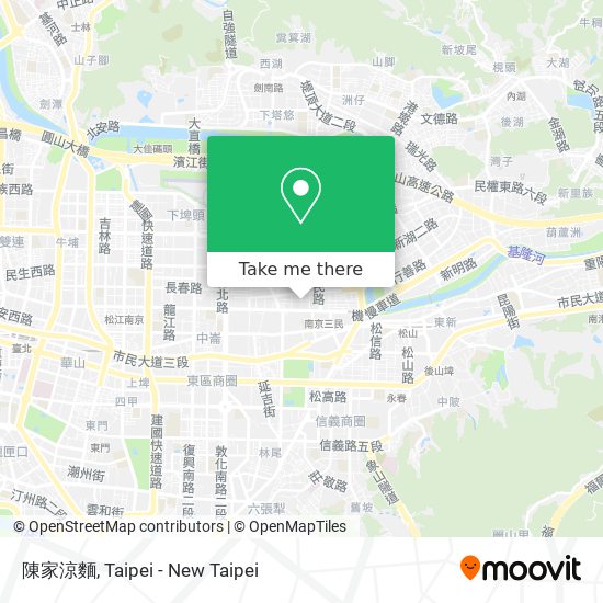陳家涼麵 map