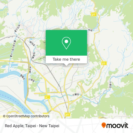 Red Apple map