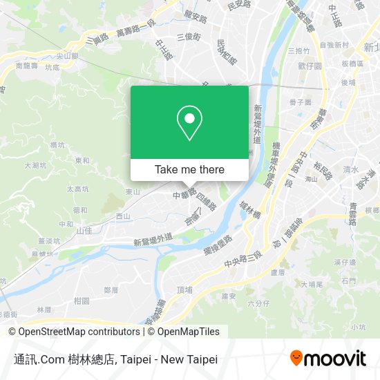 通訊.Com 樹林總店地圖