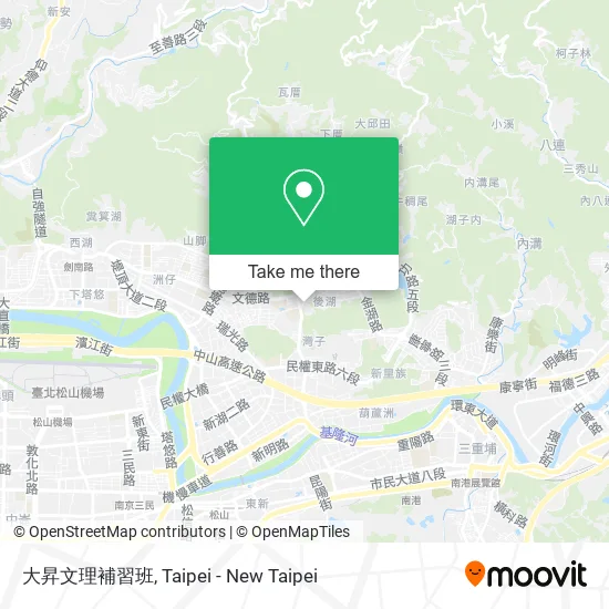 大昇文理補習班地圖
