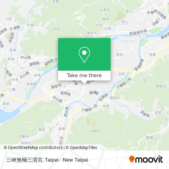 三峽無極三清宮 map