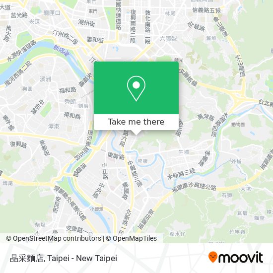 晶采麵店地圖