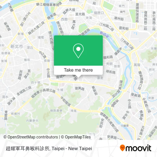 趙耀軍耳鼻喉科診所地圖