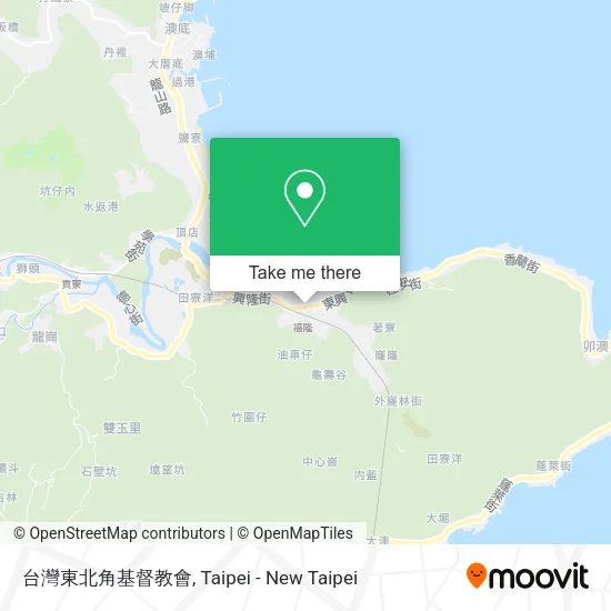 台灣東北角基督教會地圖