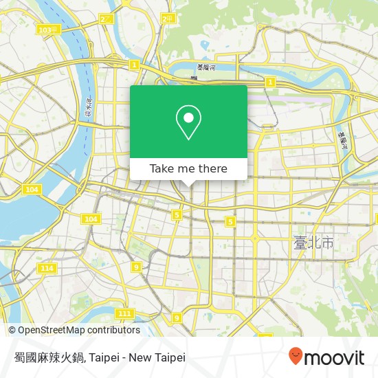 蜀國麻辣火鍋 map