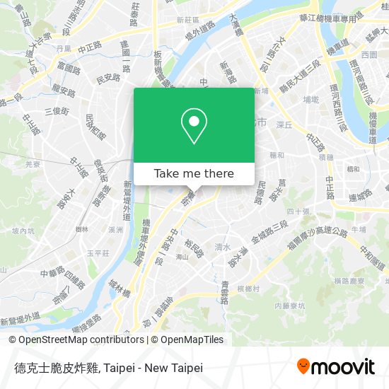德克士脆皮炸雞地圖