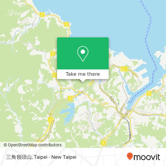 三角嶺頭山 map