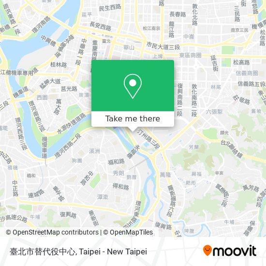 臺北市替代役中心 map