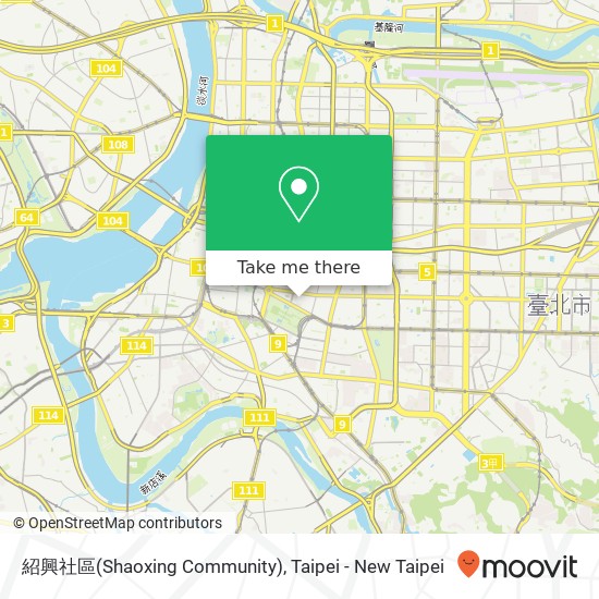 紹興社區(Shaoxing Community) map