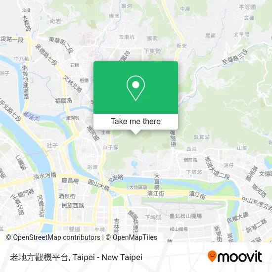 老地方觀機平台 map