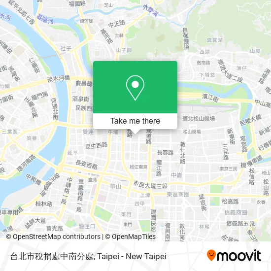 台北市稅捐處中南分處 map