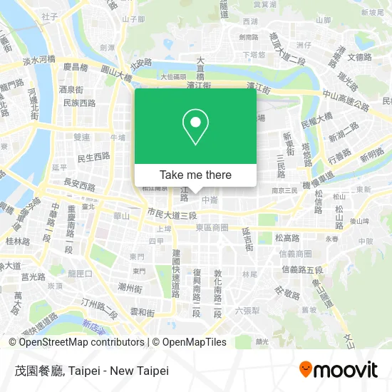 茂園餐廳地圖