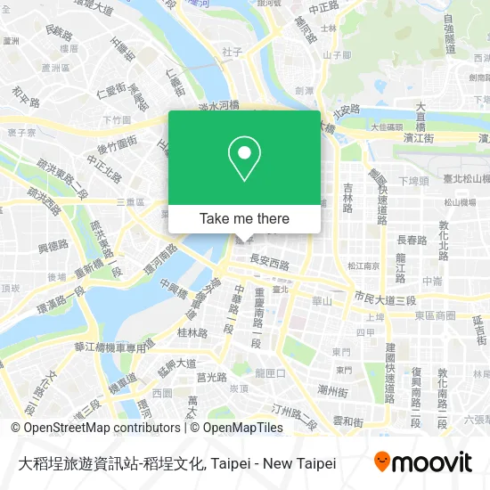 大稻埕旅遊資訊站-稻埕文化地圖