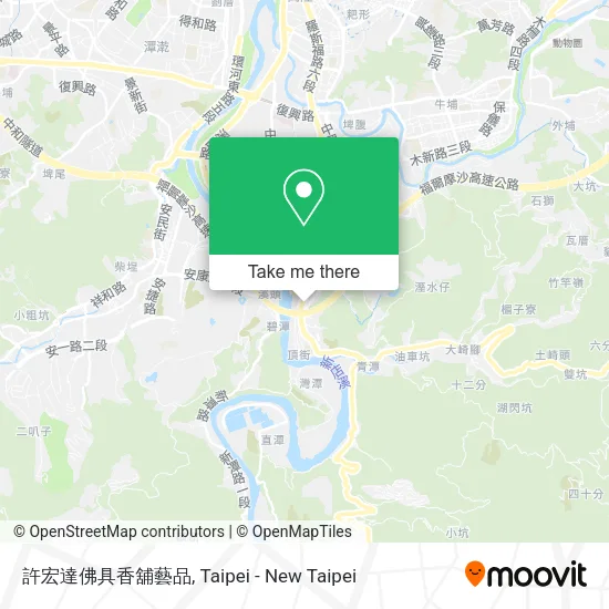 許宏達佛具香舖藝品地圖