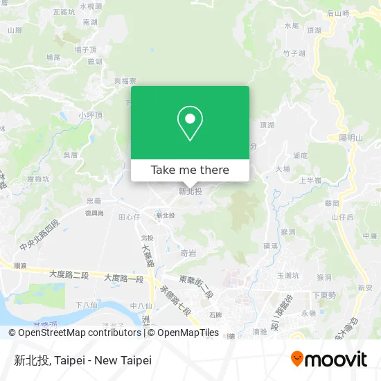 新北投 map