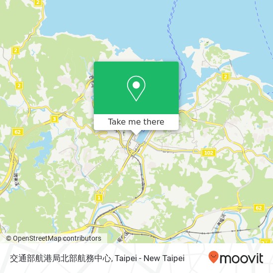 交通部航港局北部航務中心 map