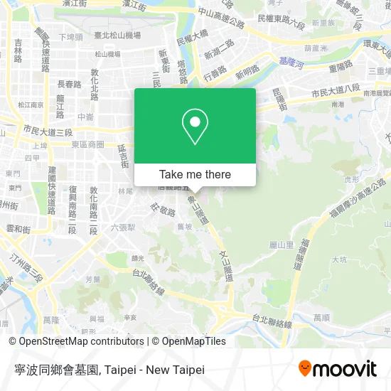 寧波同鄉會墓園 map