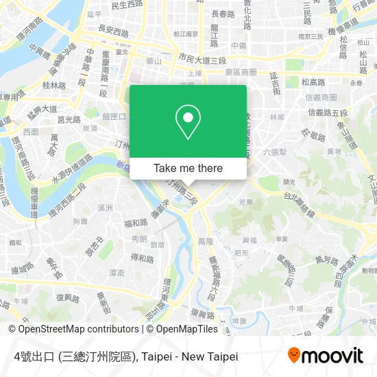 4號出口 (三總汀州院區)地圖