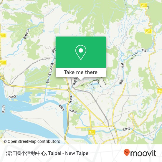 清江國小活動中心 map