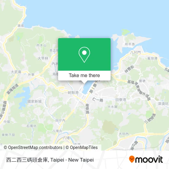 西二西三碼頭倉庫地圖