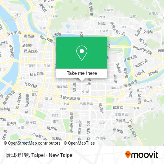 慶城街1號 map