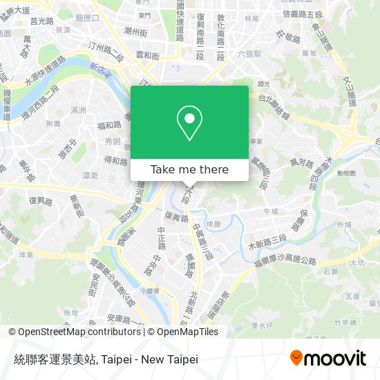 統聯客運景美站 map