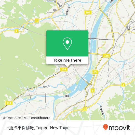 上捷汽車保修廠 map