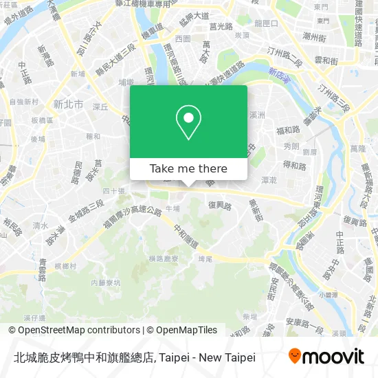 北城脆皮烤鴨中和旗艦總店 map