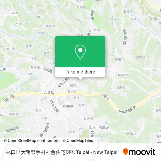 林口世大運選手村社會住宅D區地圖
