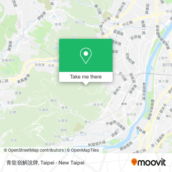 青龍嶺解說牌 map