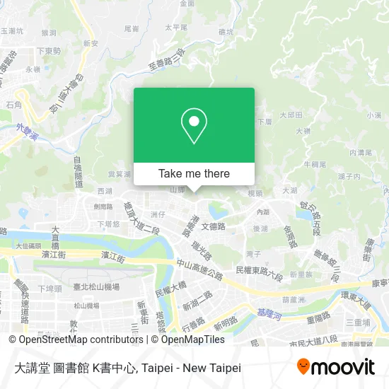 大講堂 圖書館 K書中心 map