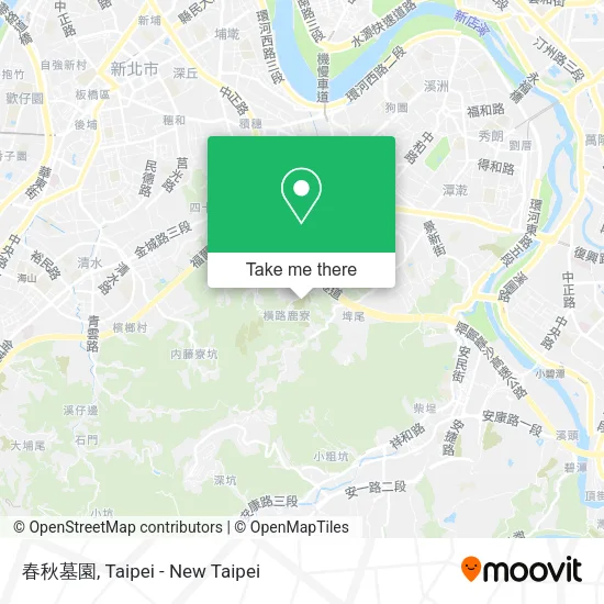 春秋墓園 map