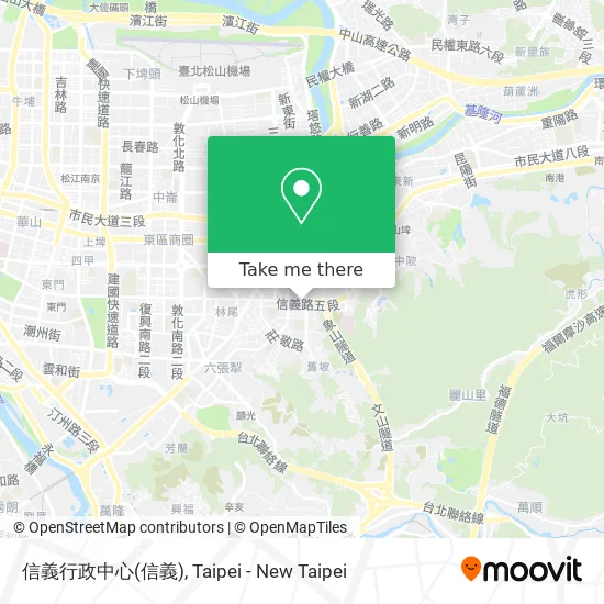 信義行政中心 map
