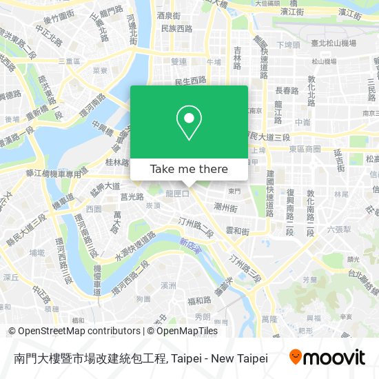 南門大樓暨市場改建統包工程 map