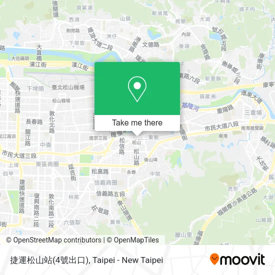 捷運松山站(4號出口) map
