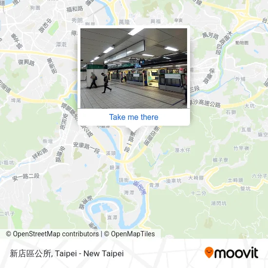 新店區公所地圖