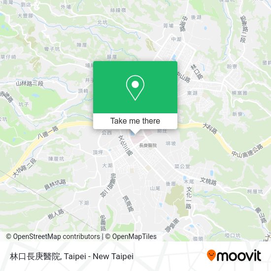 林口長庚醫院 map