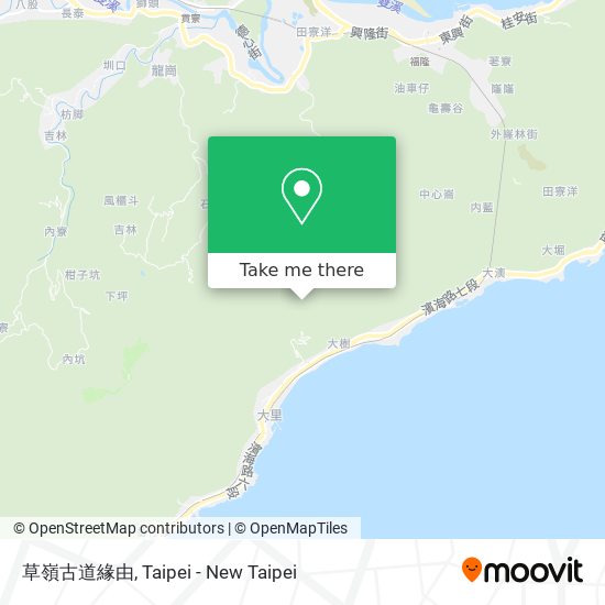 草嶺古道緣由 map