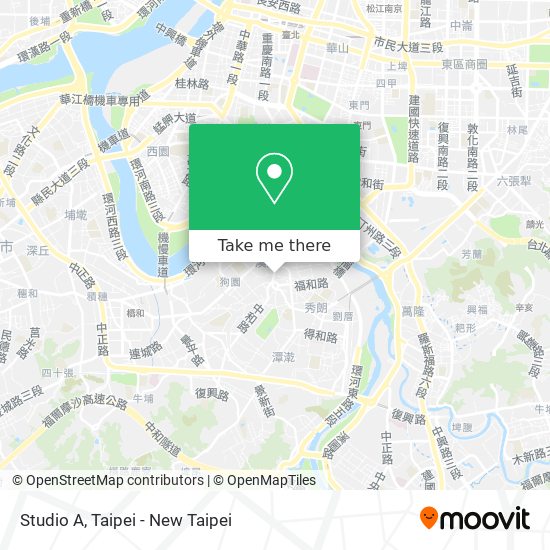 Studio A map