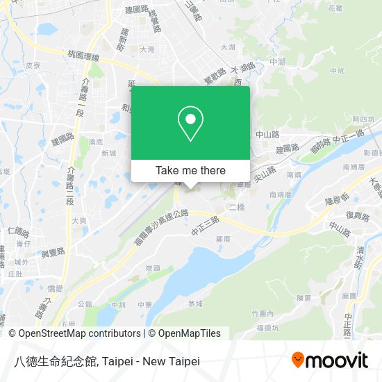 八德生命紀念館地圖